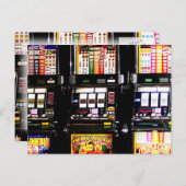 Las Vegas Slots Dream Machines Postkarte (Vorne/Hinten)