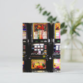 Las Vegas Slots Dream Machines Postkarte (Stehend Vorderseite)