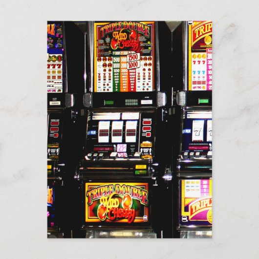 Las Vegas Slots Dream Machines Postkarte (Vorderseite)