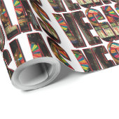 Las Vegas Slots Geschenkpapier (Rolleneckpunkt)