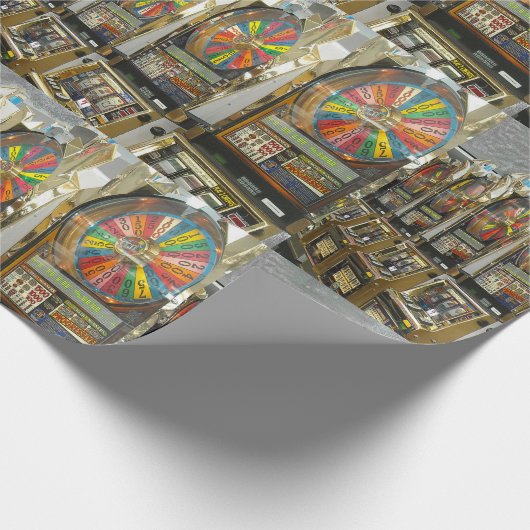 Las Vegas Slots Geschenkpapier (Ecke)