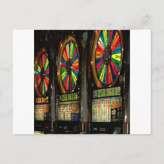 Las VEGAS-SLOTS Postkarte (Vorderseite)