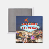 Las Vegas Souvenir Magnet (Vorderseite/Rückseite)