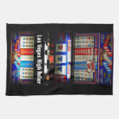 Las Vegas-Spielautomat-High Roller Handtuch (Horizontal)