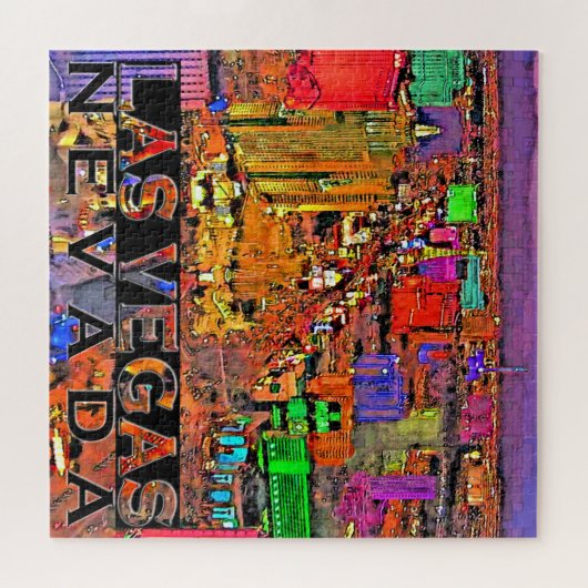 Las Vegas Square Puzzle (Horizontal)