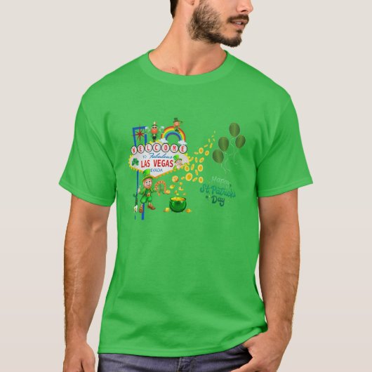 Las Vegas St. Patrick's Day Men's T - Shirt (Vorderseite)