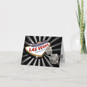 Las Vegas Starburst-Hochzeitsempfang silber schwar Einladung