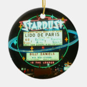 Las Vegas Stardust Casino Neon Sign Keramikornament (Vorne)
