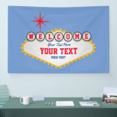 Las Vegas Stil Willkommen in Ihrem Text Banner (Messe)