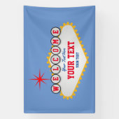 Las Vegas Stil Willkommen in Ihrem Text Banner (Vertikal)