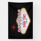 Las Vegas Stil Willkommen in Ihrem Text Banner (Vertikal)