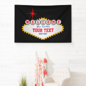Las Vegas Stil Willkommen in Ihrem Text Banner (InSitu)