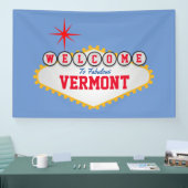 Las Vegas Stil Willkommen zu fabelhaften Ihren Tex Banner (Messe)