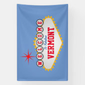 Las Vegas Stil Willkommen zu fabelhaften Ihren Tex Banner (Vertikal)