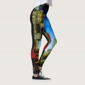Las Vegas Street Scene Leggings (Rechts)