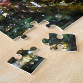 Las Vegas-Streifen-Luftaufnahme-Nacht Puzzle (Seite)