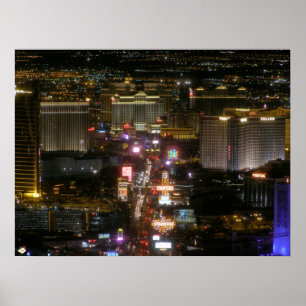 Las Vegas-Streifen-Plakat-Druck Poster