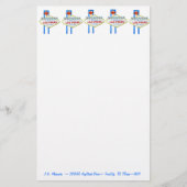 Las Vegas-Streifen-Willkommensschild Briefpapier (Vorderseite)