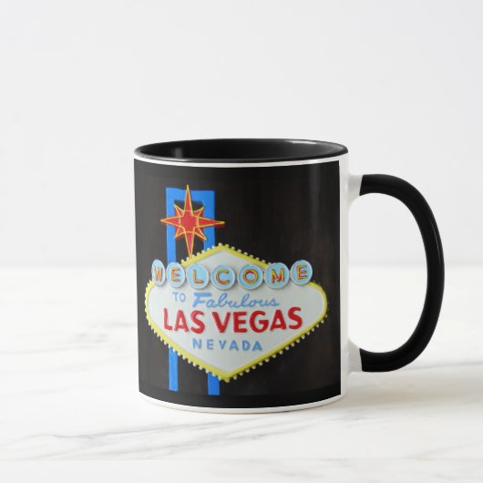Las Vegas-Streifen-Zeichen Tasse (Rechts)