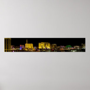Las Vegas-Streifennevada-Panorama Poster