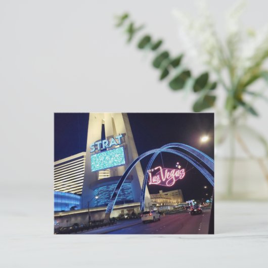 LAS VEGAS STRIP #7 POSTKARTE (Stehend Vorderseite)