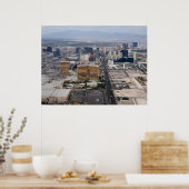 Las Vegas Strip Aerial View 2009 Poster (Küche)
