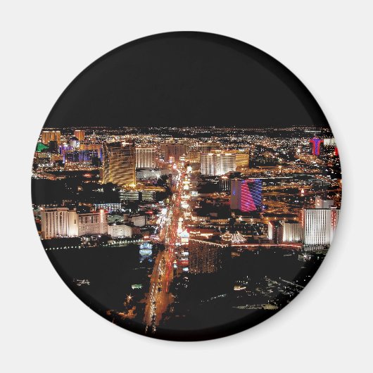 Las Vegas Strip Aerial View Magnet (Vorne)