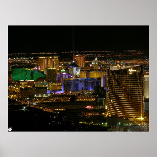Las Vegas Strip Aerial View Poster (Vorne)