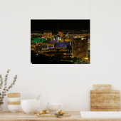 Las Vegas Strip Aerial View Poster (Küche)
