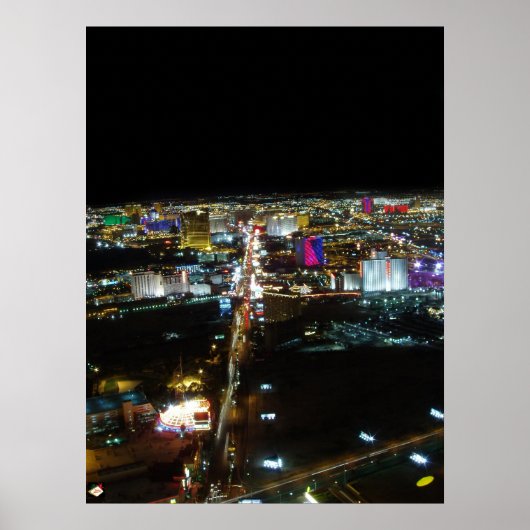 Las Vegas Strip Aerial View Poster drucken (Vorne)