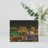 Las Vegas Strip Aerial View Postkarten (Stehend Vorderseite)