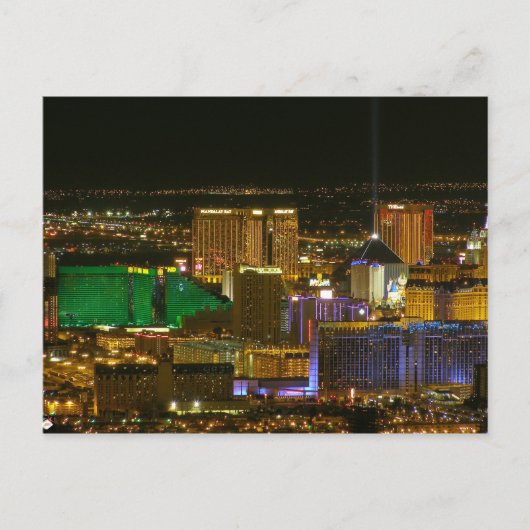 Las Vegas Strip Aerial View Postkarten (Vorderseite)