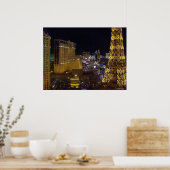Las Vegas Strip & Aladdin Poster Print (Küche)