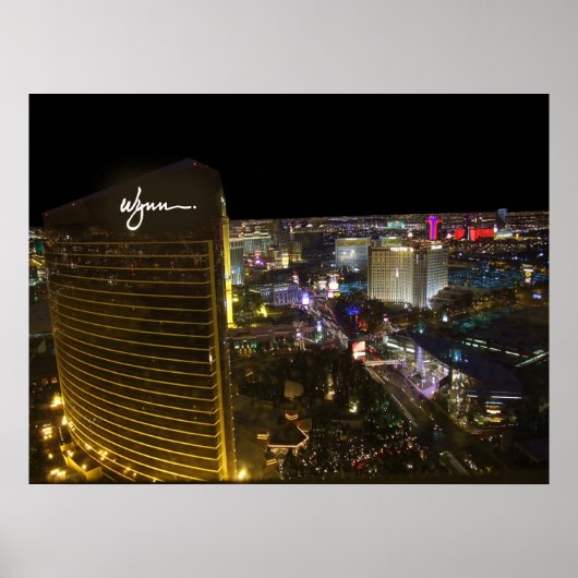 Las Vegas Strip bei Nachtplakatdruck Poster (Vorne)