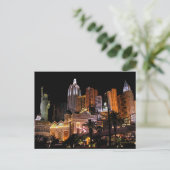 Las Vegas Strip Casinos, Nevada Postkarte (Stehend Vorderseite)