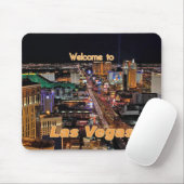 Las Vegas Strip in der Nacht Mousepad (Mit Mouse)