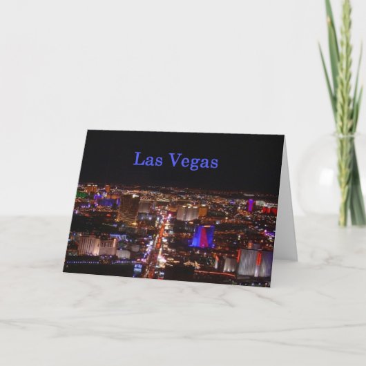 Las Vegas Strip Karte (Vorderseite)