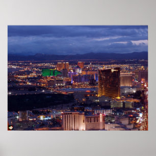 Las Vegas Strip Luftplakat drucken Poster
