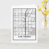 Las Vegas Strip Map Karte (Gelbe Blume)