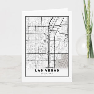 Las Vegas Strip Map Karte