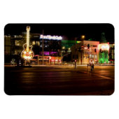 Las Vegas Strip @ Night Flexible Magnet #5 (Horizontal)