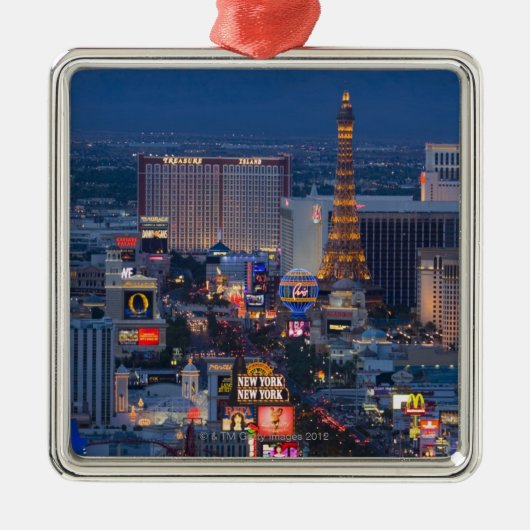 Las Vegas Strip Ornament Aus Metall (Vorne)