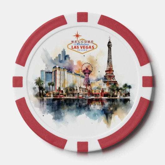 Las Vegas Strip Pokerchips (Vorderseite)