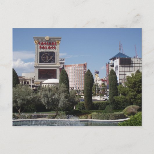 Las Vegas Strip Postkarte. Postkarte (Vorderseite)