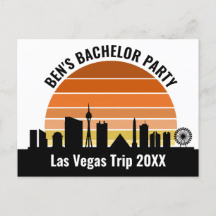 Las Vegas Strip Sonnenuntergang Individuelle Urlau Postkarte