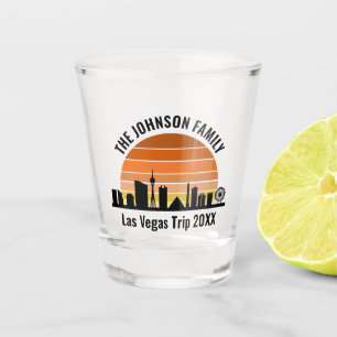 Las Vegas Strip Sonnenuntergang Individueller Urla Schnapsglas