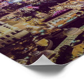 Las Vegas strip stylisiert Poster (Ecke)
