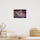 Las Vegas strip stylisiert Poster (Küche)