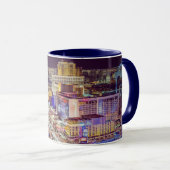 Las Vegas strip stylisiert Tasse (VorderseiteRechts)