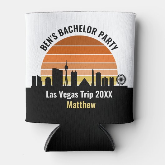 Las Vegas Strip Sunset Custom Vacation Dosenkühler (Vorderseite)